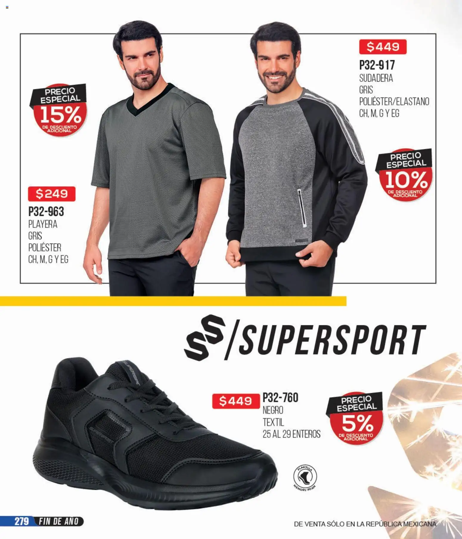 Nuevas ofertas de Cklass válidas en toda la República Mexicana desde el 15.12.2025. ¡Encuentra las mejores ofertas en Cklass catálogo Rebajas fin de año calzado! | Página: 280 | Productos: Sudadera, Playera