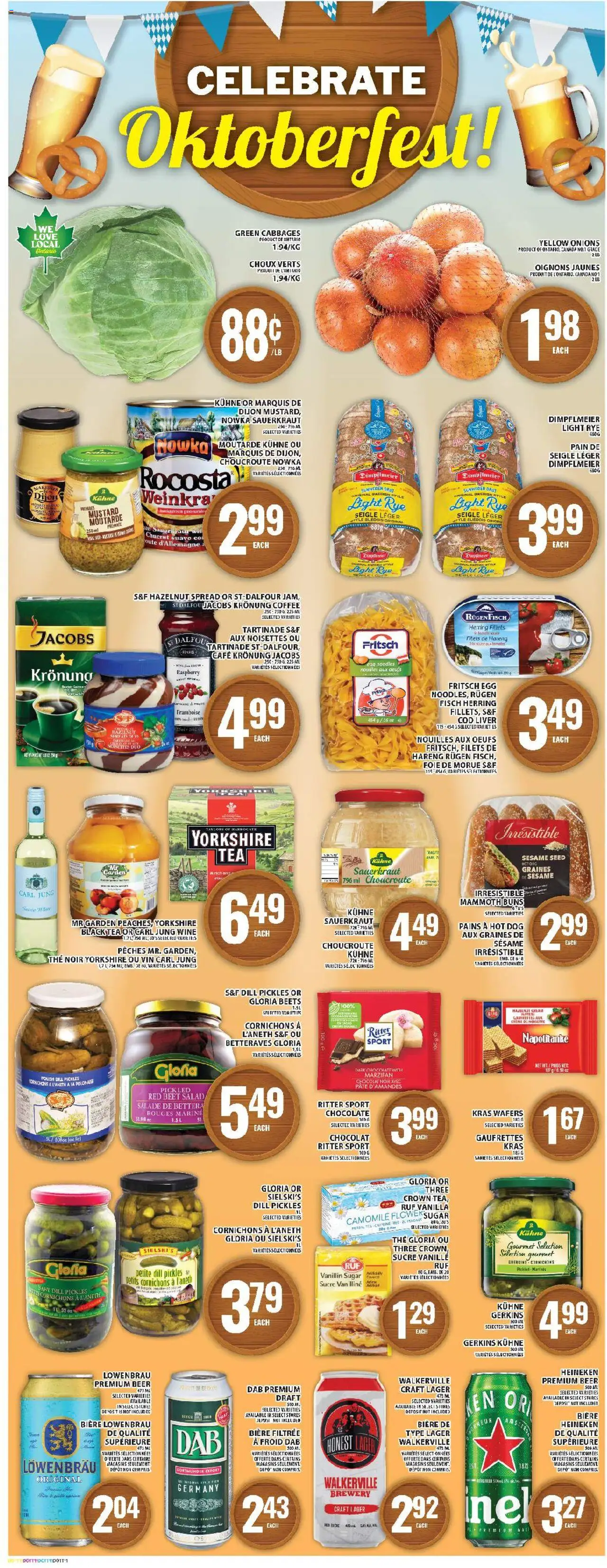 Food Basics flyer valid from 18.09.2025 | Page: 18 | Products: Tea, Coffee, Chocolate, Beer
