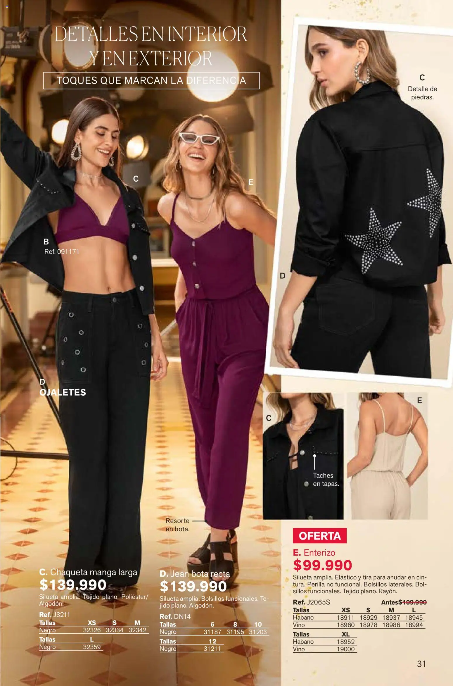 Leonisa revista - valida desde el 07.12.2025 | Página: 31 | Productos: Té, Jean, Vino, Enterizo