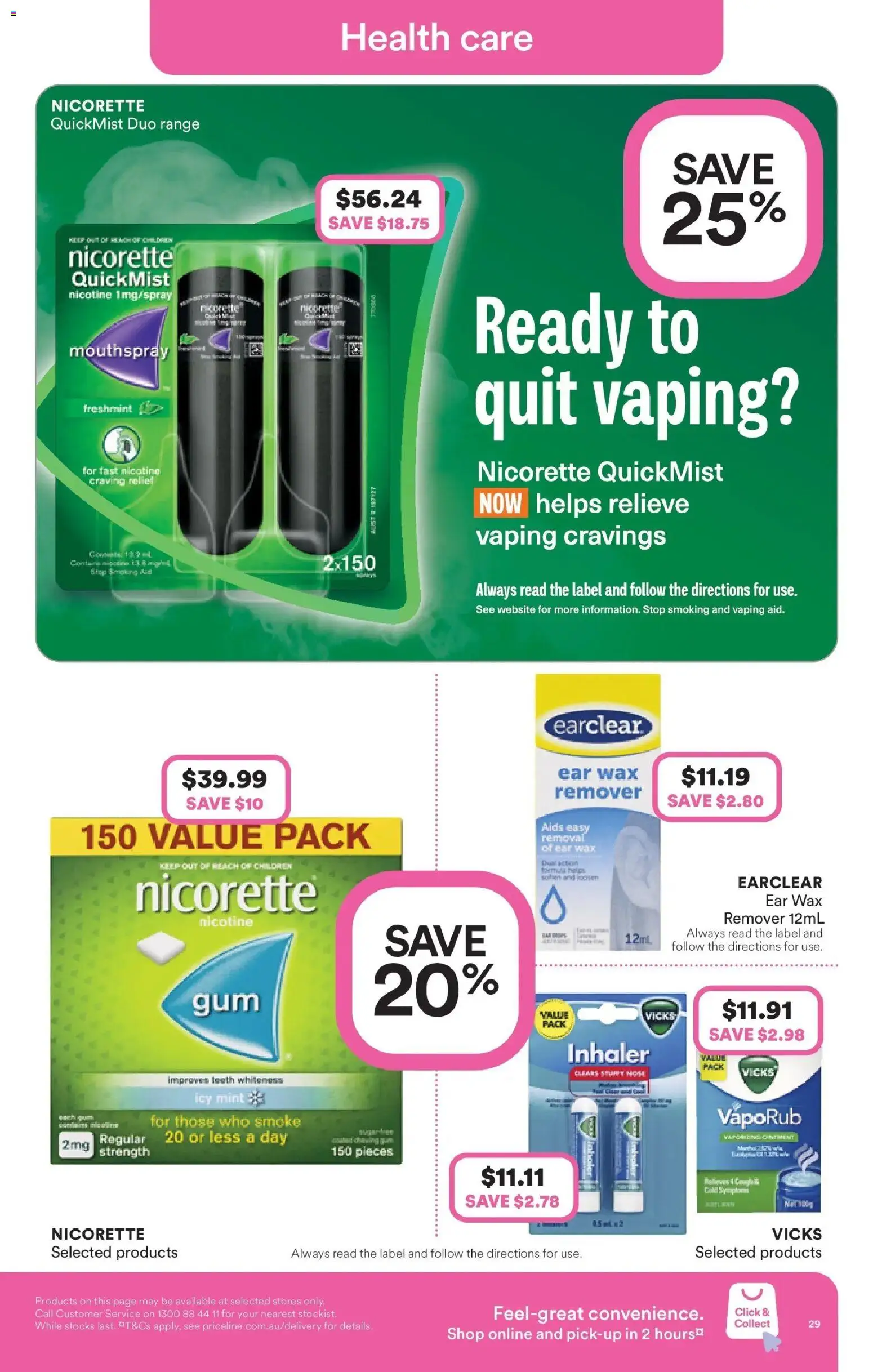 Priceline Pharmacy catalogue - valid from 22.01.2026 | Page: 29 | Products: VapoRub