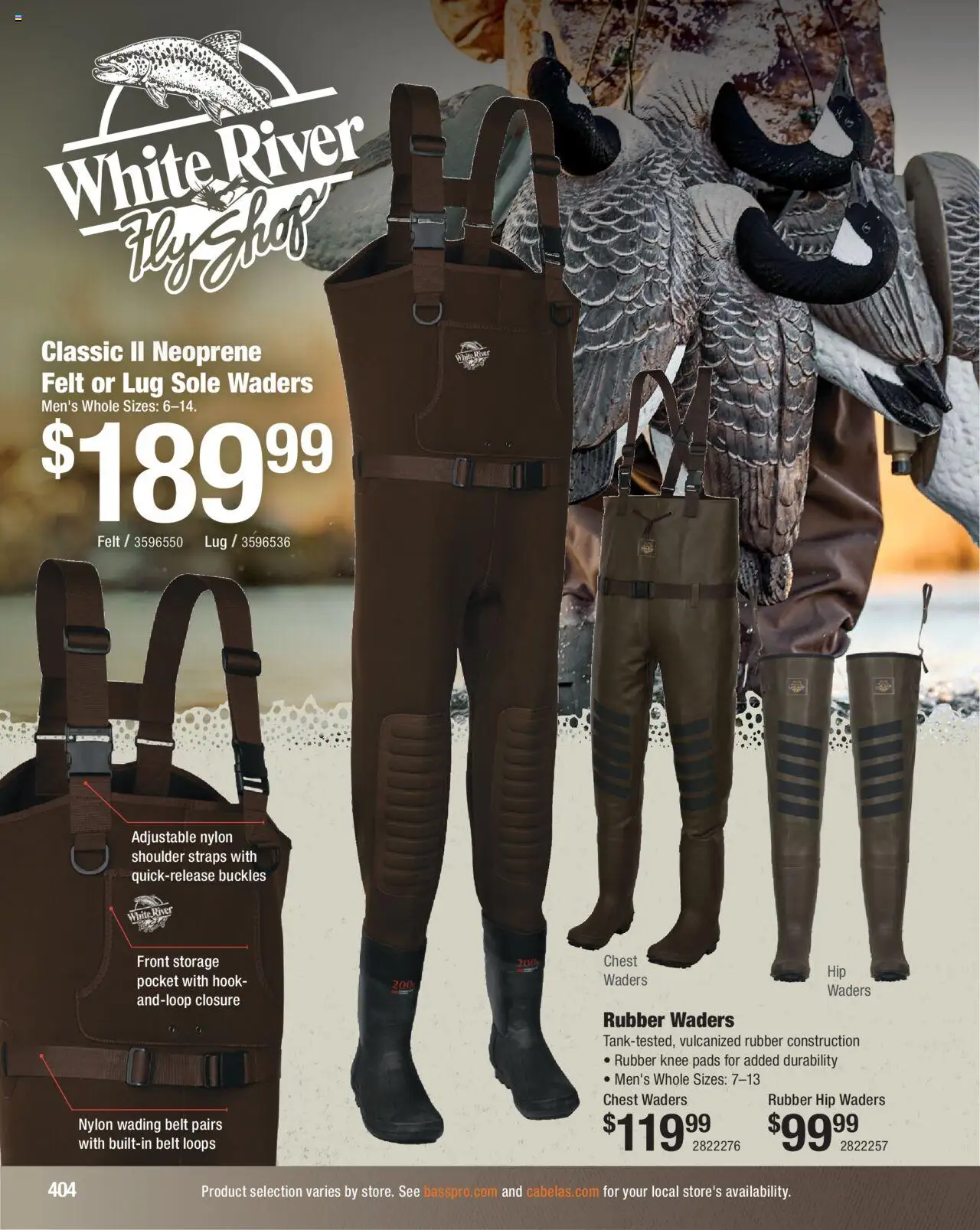 Cabela's Hunting Master 25 - valid from 11.08.2025 | Page: 404 | Products: Hook, Pads, Belt