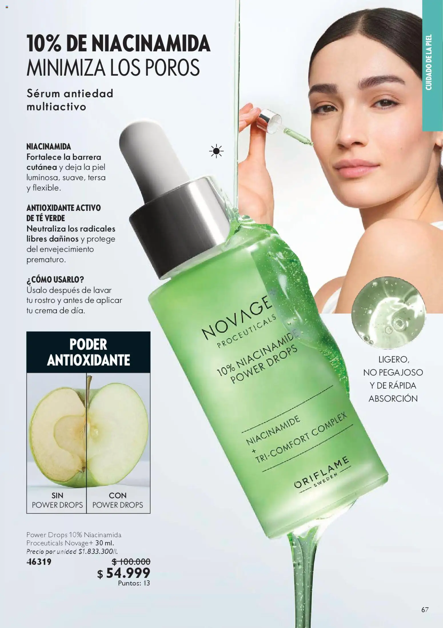 Oriflame revista - valida desde el 07.03.2026 | Página: 75 | Productos: Té, Crema, Serum