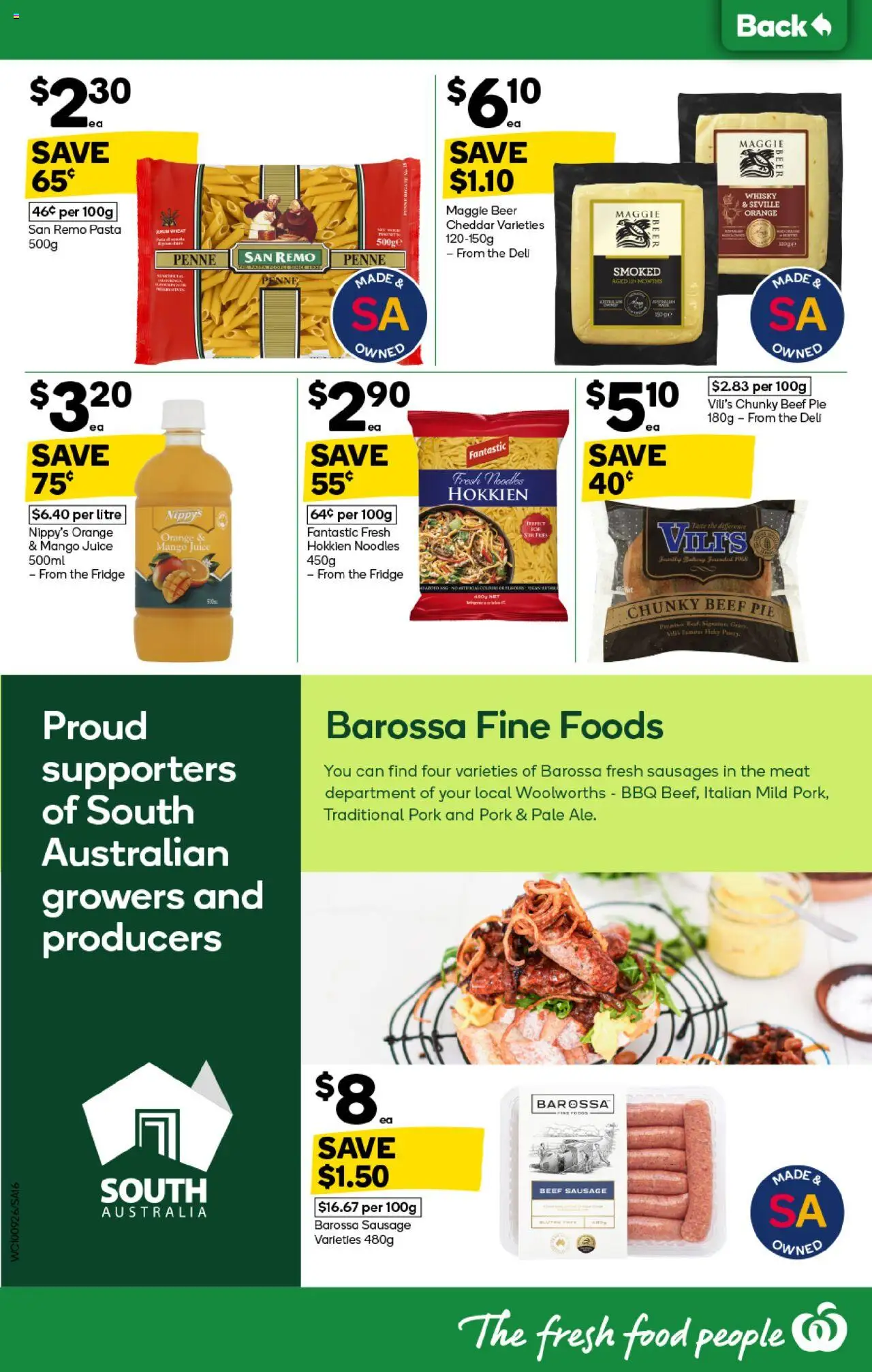 Woolworths catalogue - valid from 10.09.2025 | Page: 16 | Products: Juice, Noodles, Beef, Mango