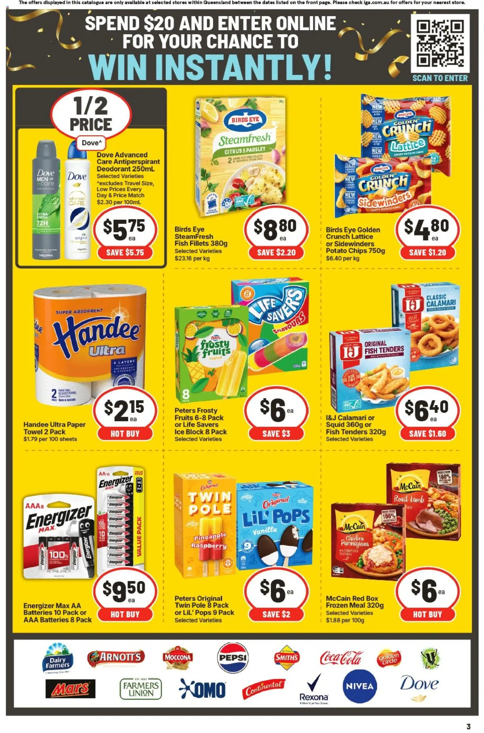 IGA catalogue - valid from 15.04.2026 | Page: 6 | Products: Light, Chocolate, Chicken, Lime