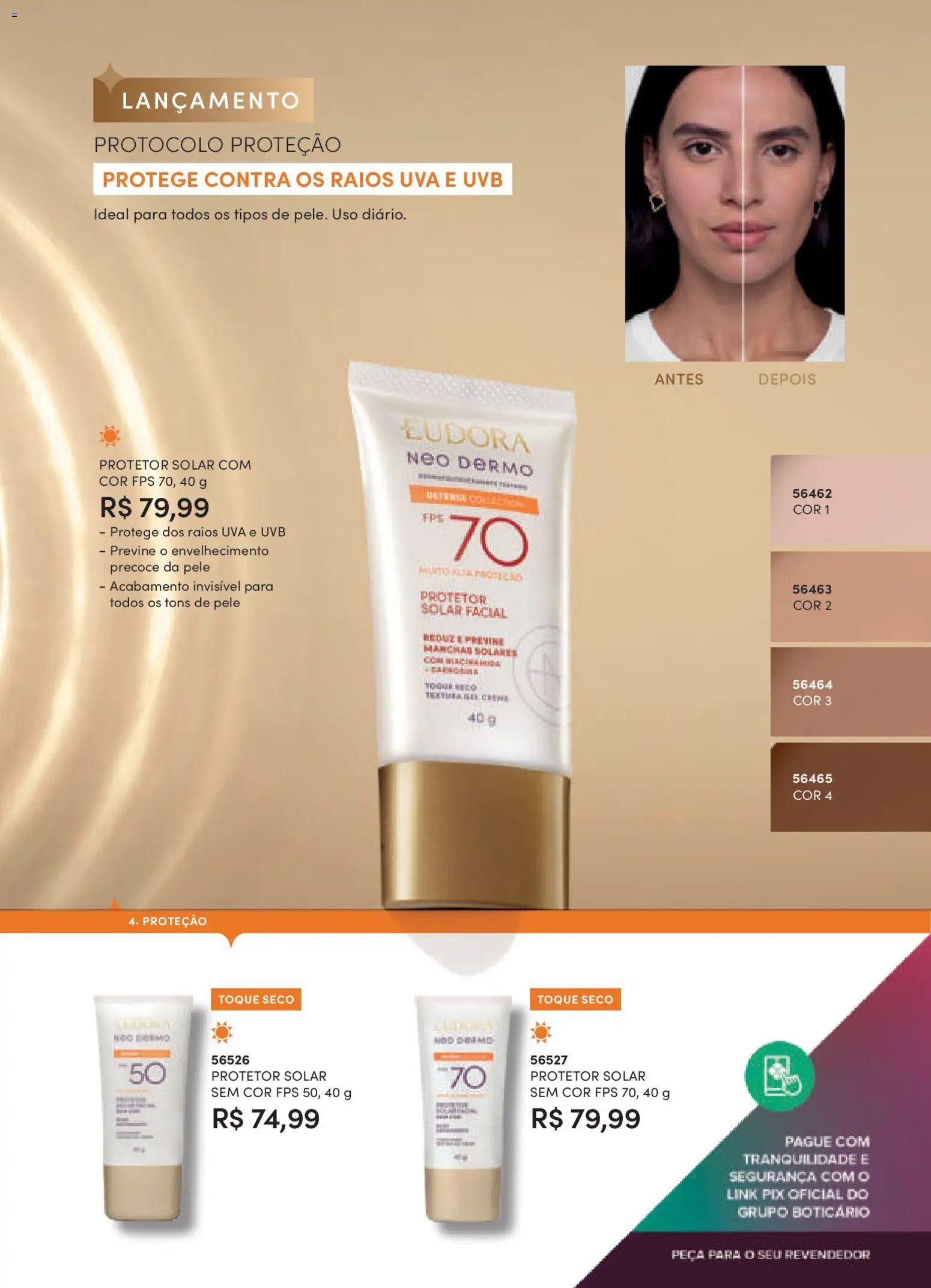 Eudora Folheto - válido de 10.11.2025 | Página: 97 | Produtos: Protetor solar