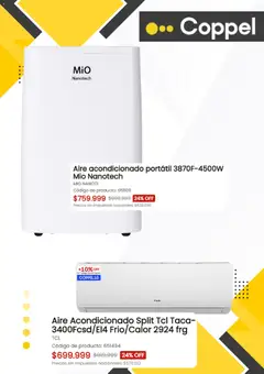 Vista previa Coppel catálogo válido desde el 16.01.2026 | Página: 2 | Productos: Aire acondicionado