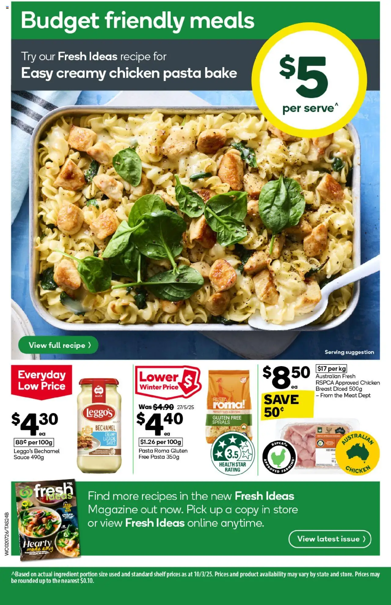 Woolworths catalogue - valid from 02.07.2025 | Page: 26 | Products: Shelf, Chicken, Pasta, Sauce