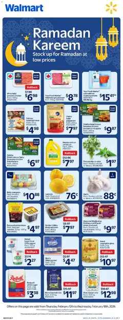 Preview of Walmart - Ramadan flyer from shop Walmart valid from 12.02.2026