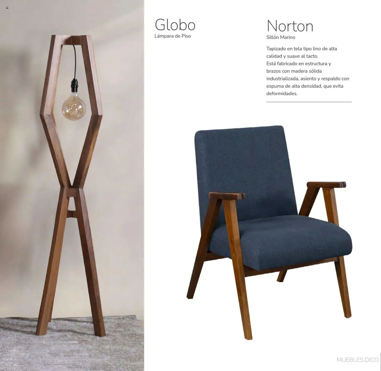 Nuevas ofertas de Muebles Dico válidas en toda la República Mexicana desde el 26.09.2025. ¡Encuentra las mejores ofertas en Muebles Dico - Universal! | Página: 17 | Productos: Sillón, Espuma, Lámpara