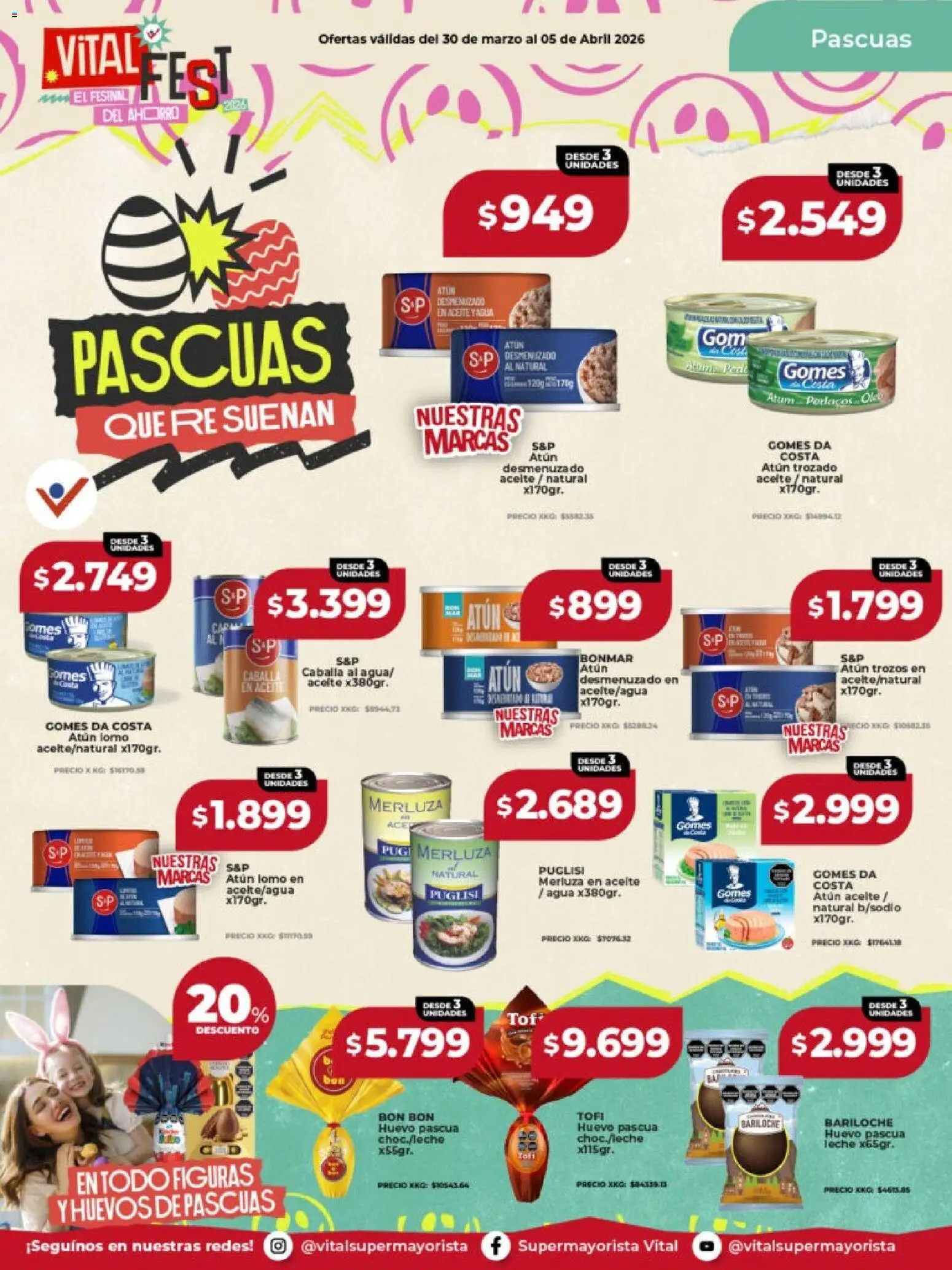 Vital - Ofertas - Posadas │ válido desde el 30.03.2026 | Página: 16 | Productos: Huevo, Agua, Huevos, Té