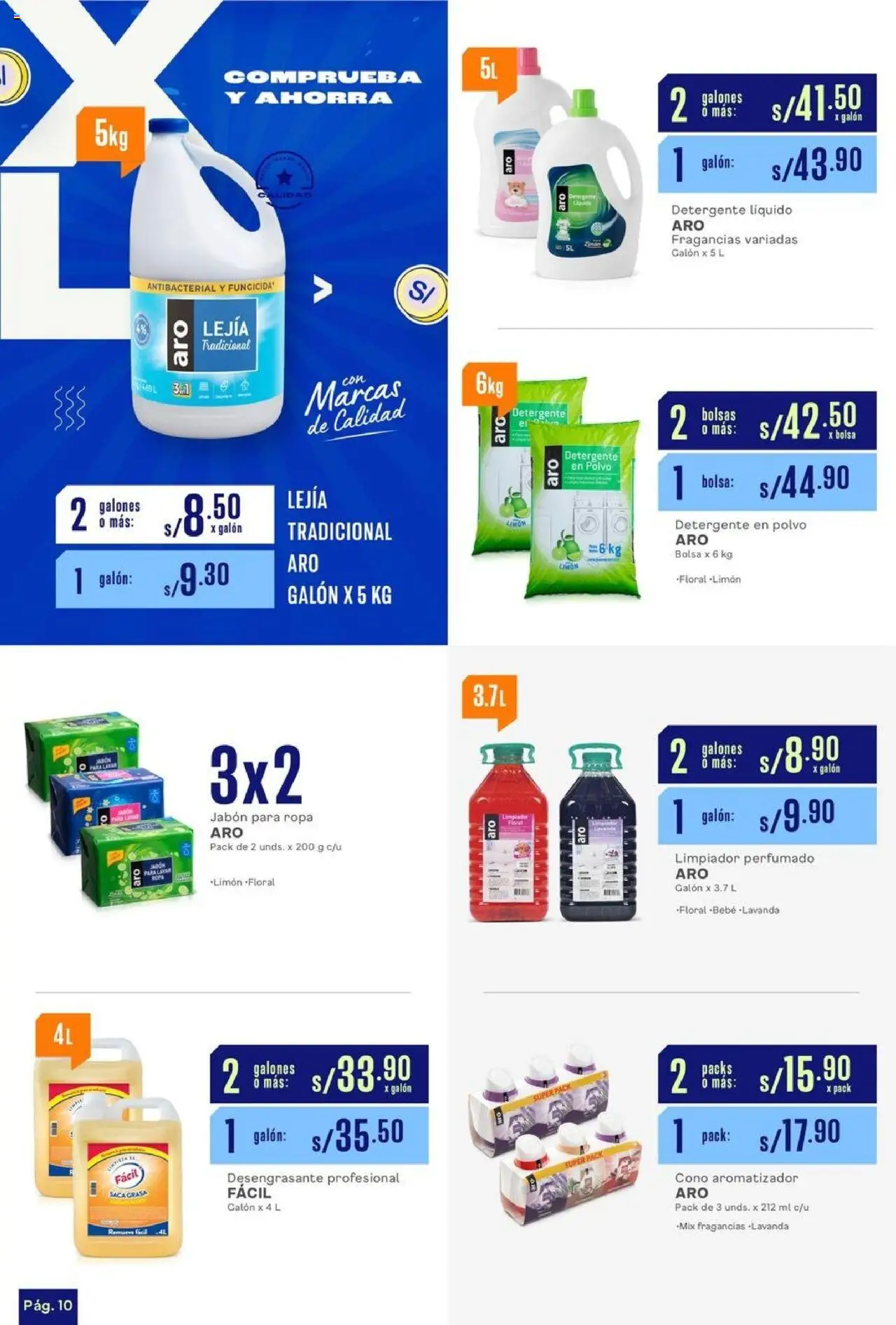 Catálogo Makro válido desde 11.09.2025 | Página: 10 | Productos: Jabón, Ropa, Bolsa, Polvo