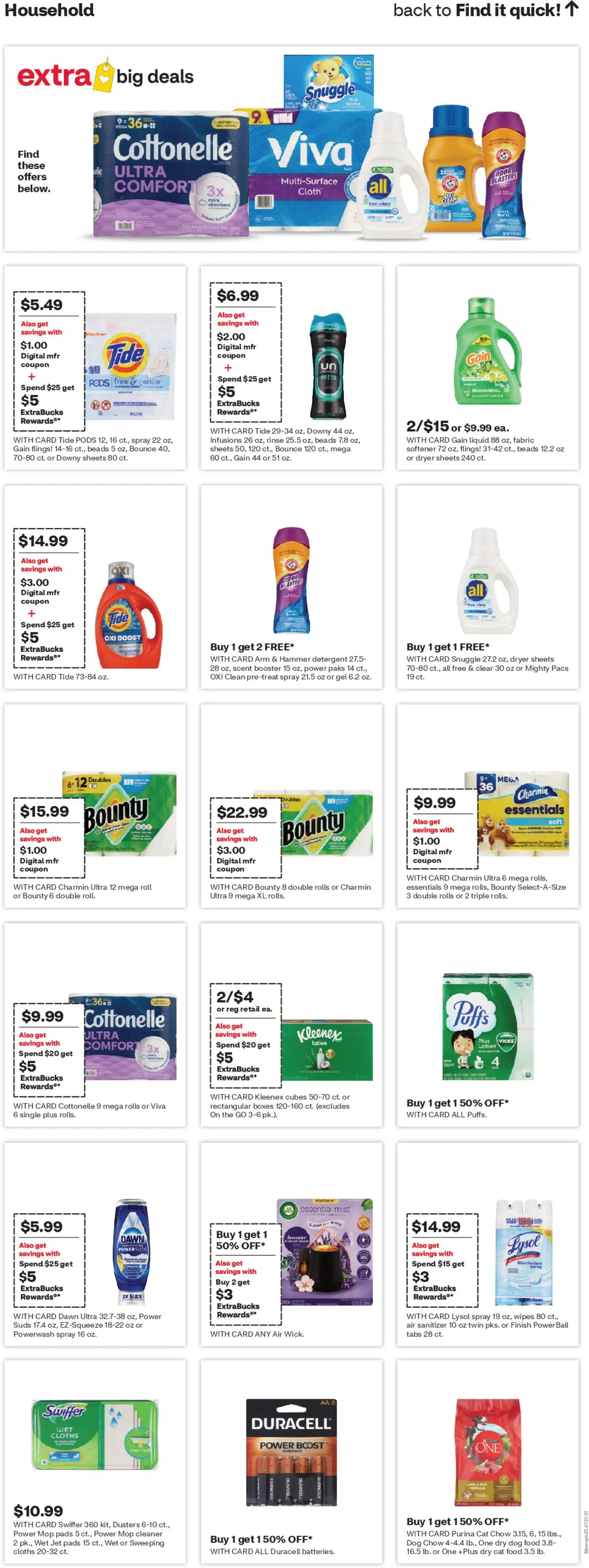 CVS Pharmacy Weekly Ad - CA - valid from 22.02.2026 | Page: 18 | Products: Dog Food, Detergent, Pads, Starter