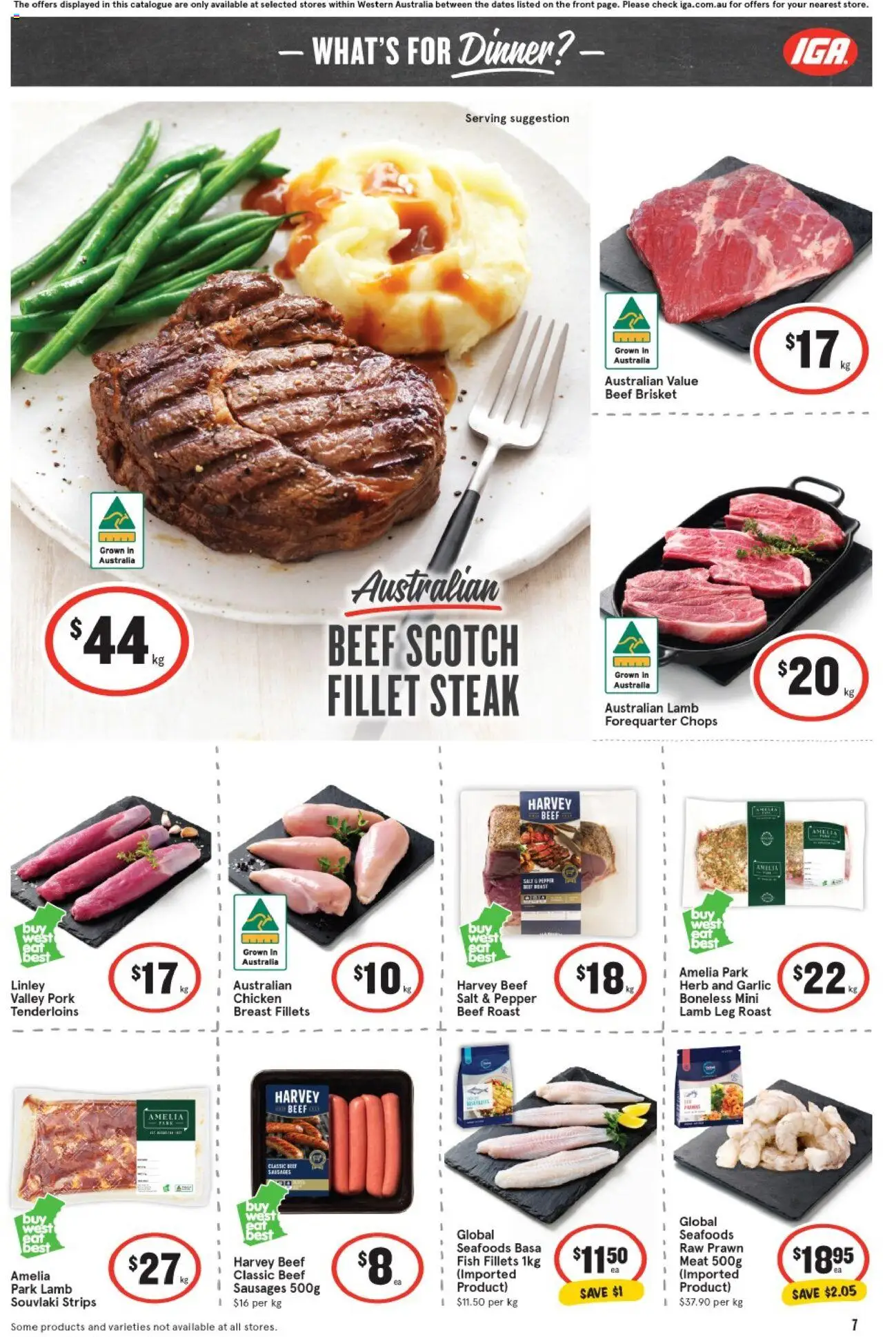 IGA catalogue - valid from 13.08.2025 | Page: 8 | Products: Fish, Meat, Scotch, Garlic