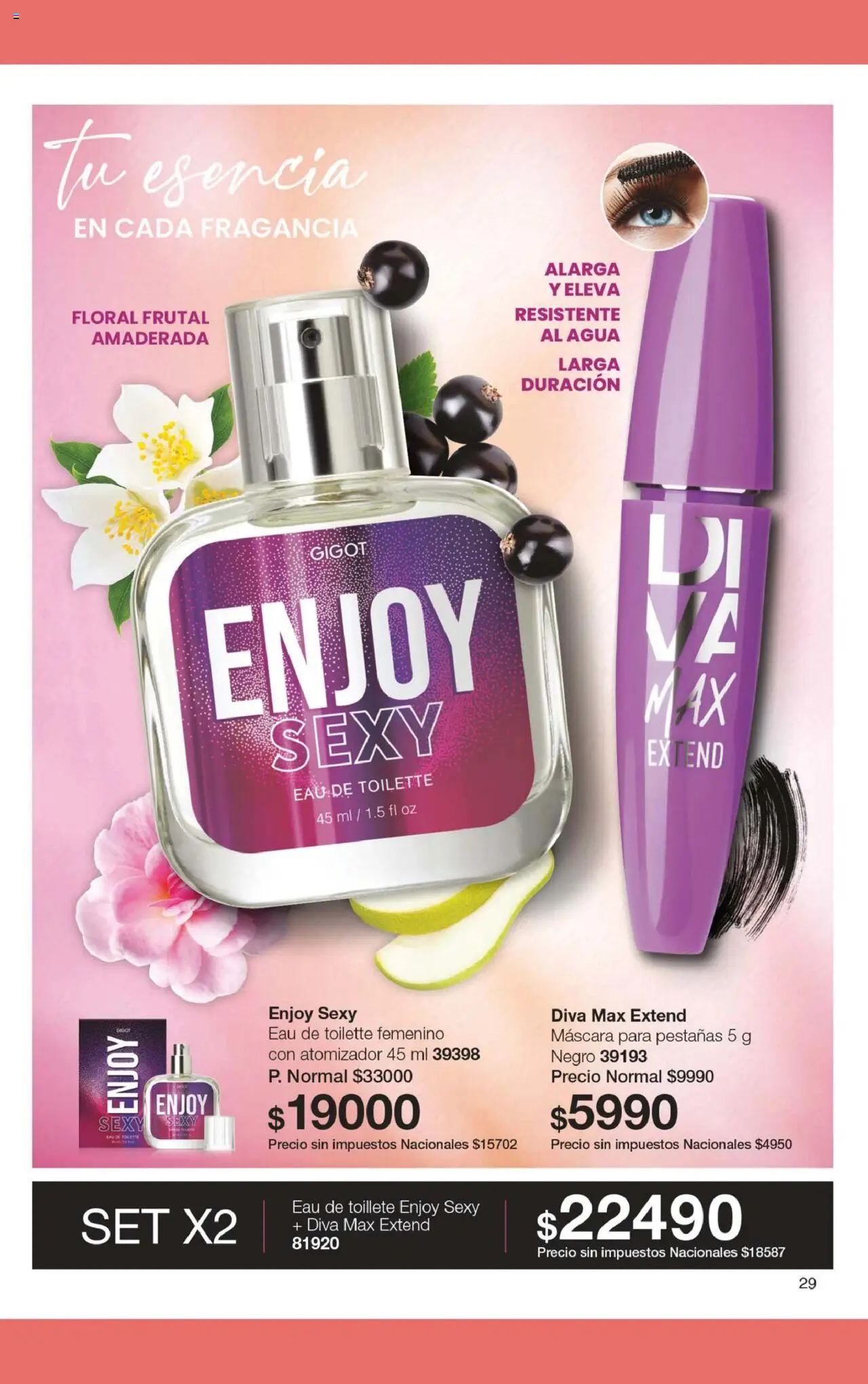 Gigot catálogo │ válido desde el 12.08.2025 | Página: 63 | Productos: Fragancia, Eau de toilette, Máscara, Agua