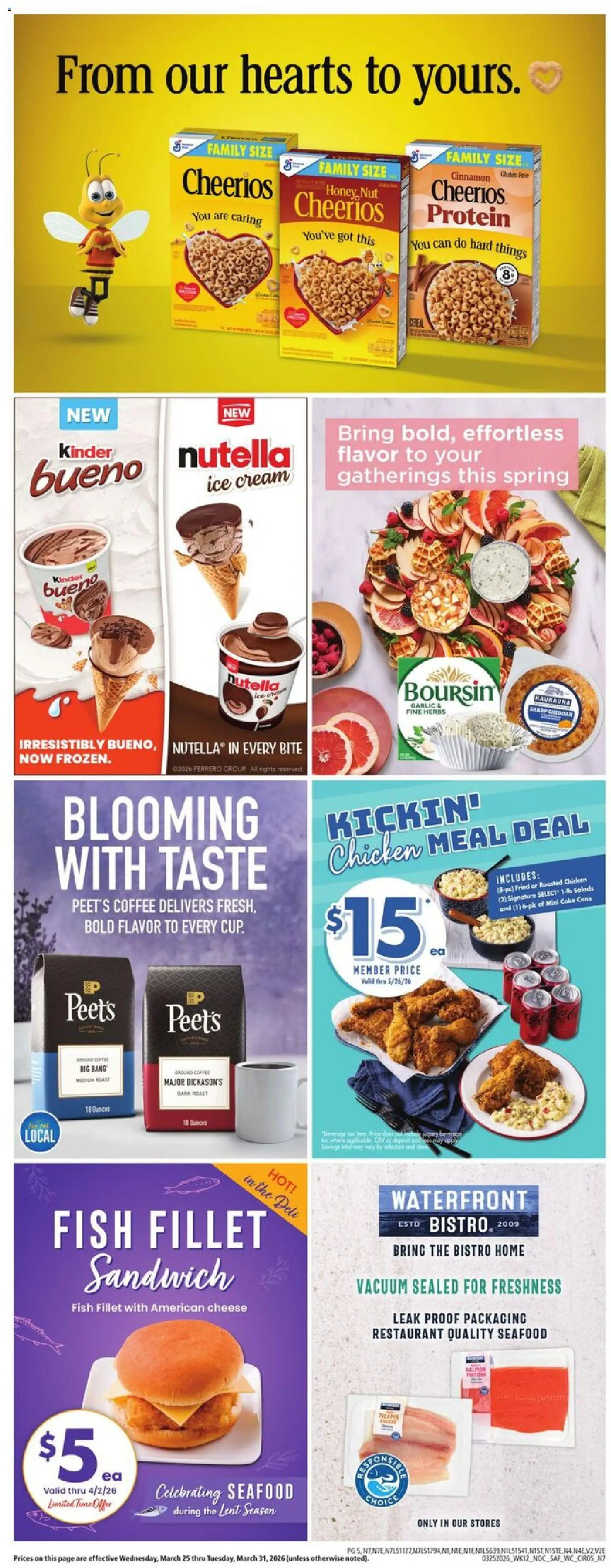 Safeway Weekly Ad - valid from 25.03.2026 | Page: 5 | Products: Cheese, Fish, Ice cream, Garlic