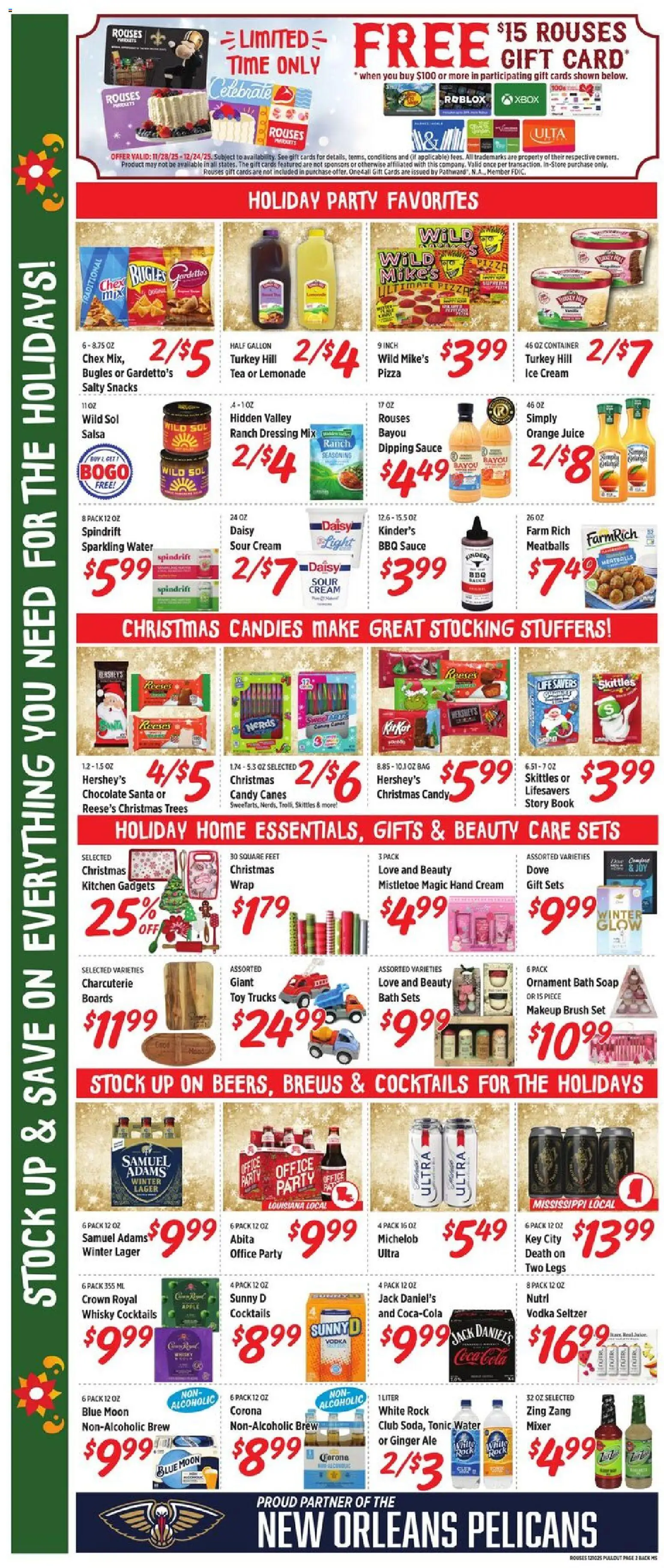 Rouses Weekly Ad - MS - valid from 10.12.2025 | Page: 6 | Products: Bath, Hand cream, Sour cream, Bag