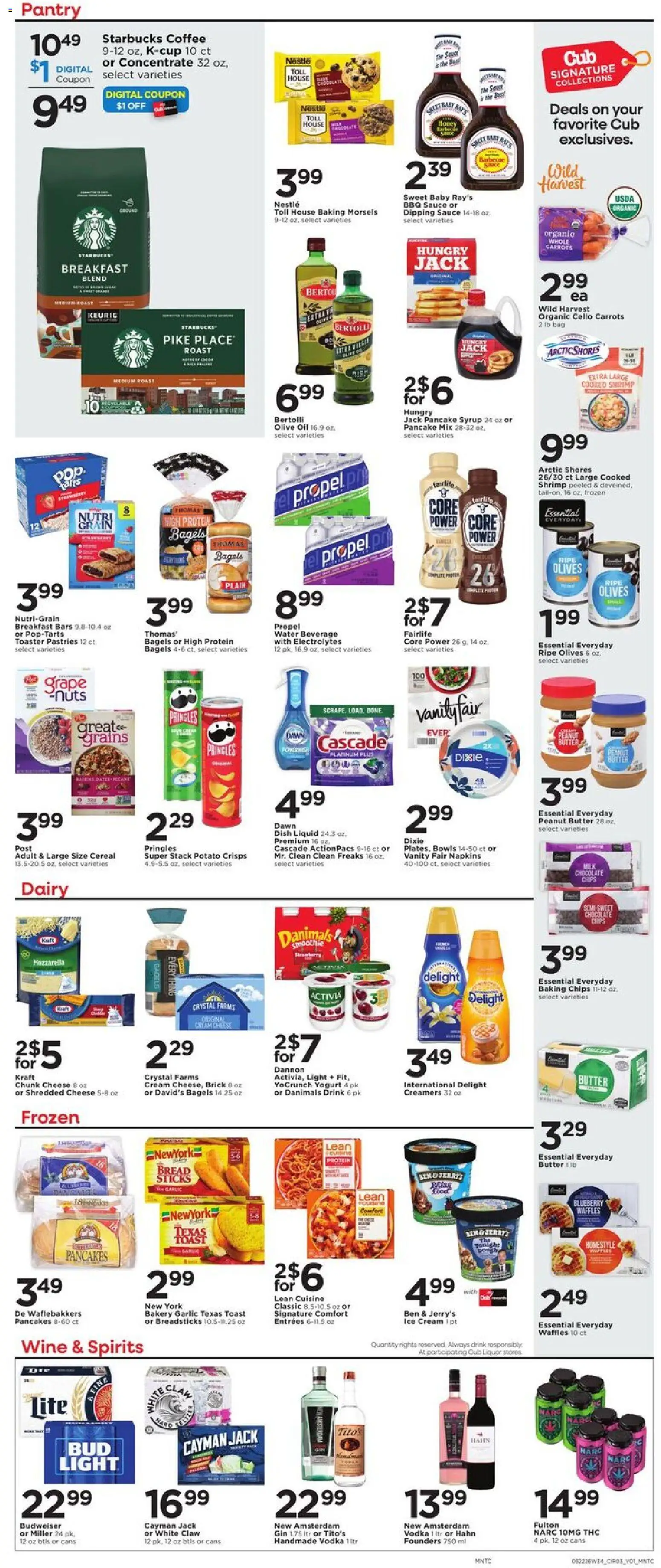 Cub Foods Weekly Savings - MN - valid from 22.03.2026 | Page: 7 | Products: Bakery, Bread, Chips, Cream