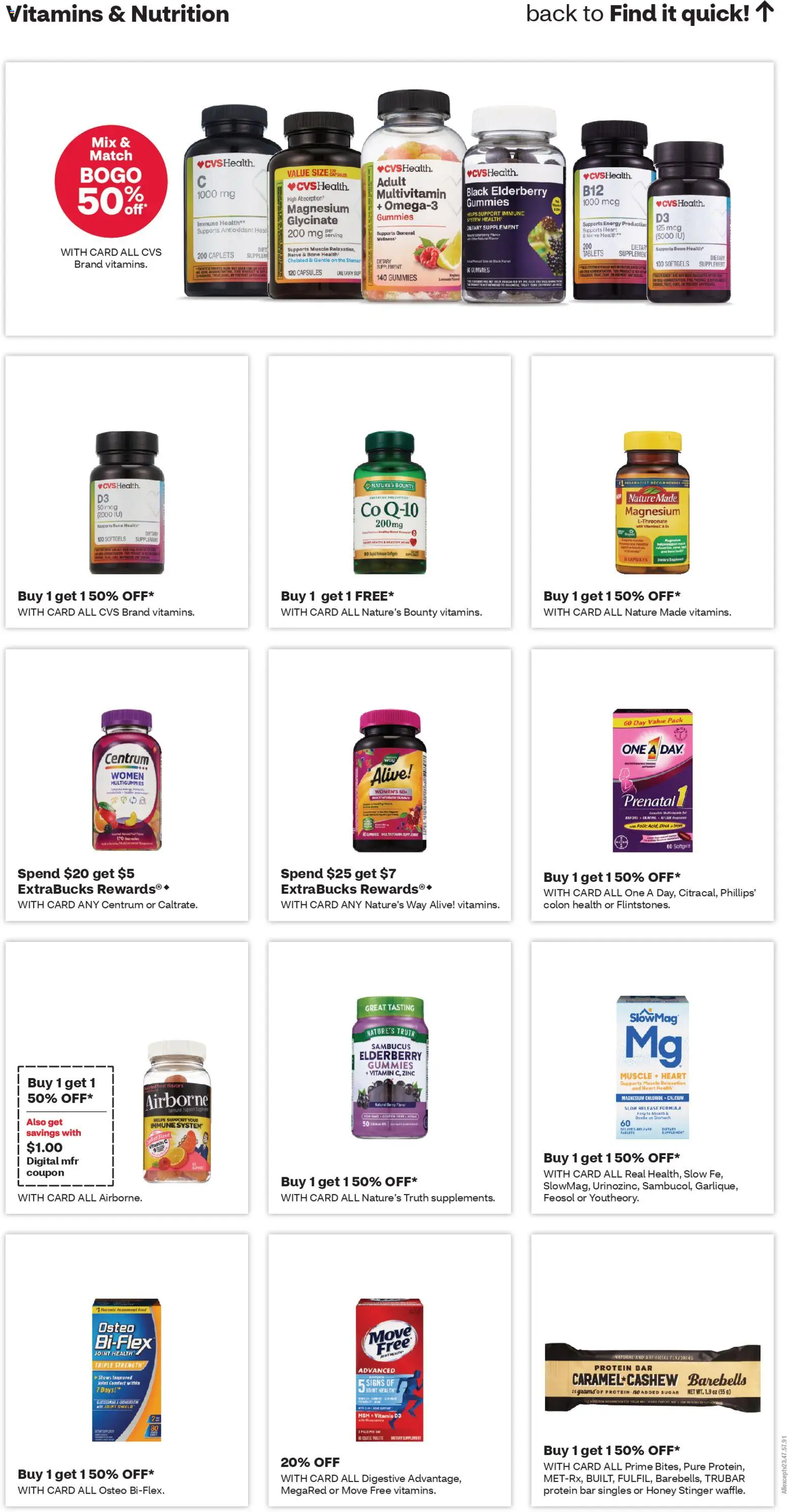 CVS Pharmacy Weekly Ad - DC - valid from 21.12.2025 | Page: 9 | Products: Multivitamin, Vitamin, Zinc, Sugar