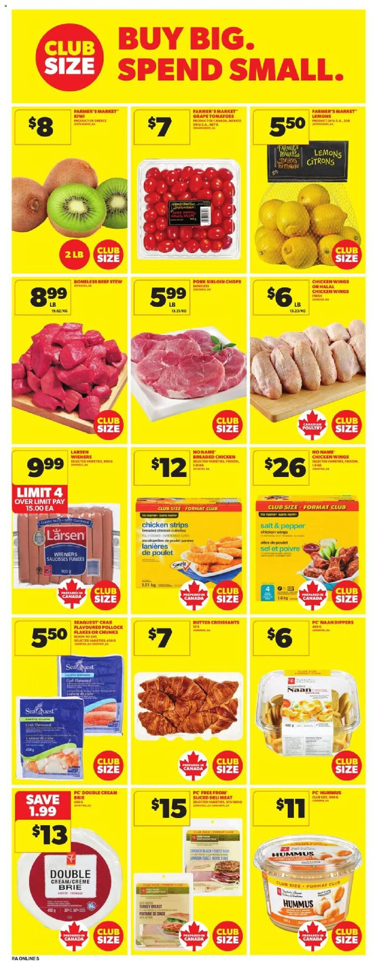 Atlantic Superstore flyer valid from 19.02.2026 | Page: 16 | Products: Cream, PC, Butter, Chicken