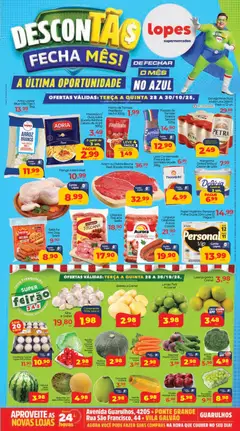 Lopes Supermercados - Ofertas da semana - Pré-Visualização do folheto da loja Lopes Supermercados, válido de 28.10.2025