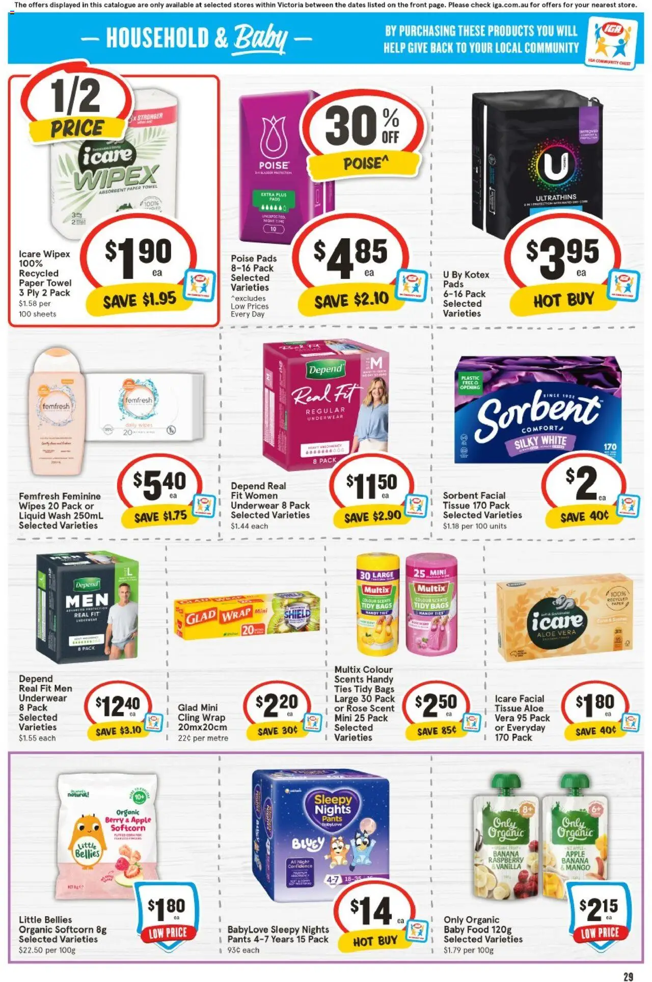IGA catalogue - valid from 06.08.2025 | Page: 26 | Products: Baby food, Pants, Underwear, Mango