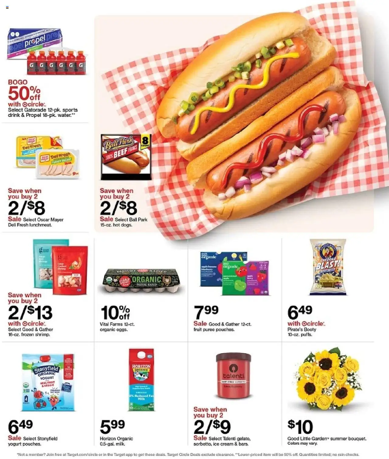 Target Weekly Ad - valid from 03.08.2025 | Page: 48 | Products: Beef, Cream, Ice cream, Water