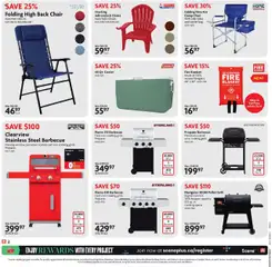 Home Hardware flyer valid from 03.07.2025 | Page: 4 | Products: Grill, Blanket, Table, Chair