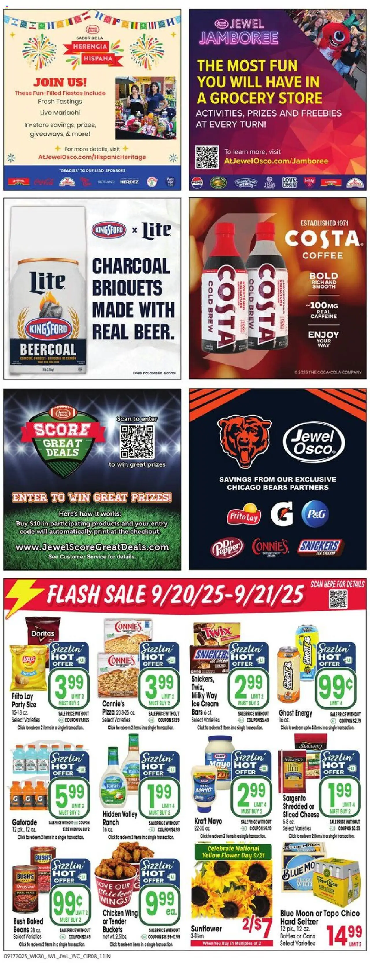 Jewel Osco Weekly Ad - IN - valid from 17.09.2025 | Page: 8 | Products: Corn, Cheese, Pizza, Cream