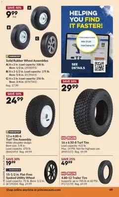 Preview of Princess Auto flyer - 2 Week Sale! from shop Princess Auto valid from 07.04.2026 | Page: 55