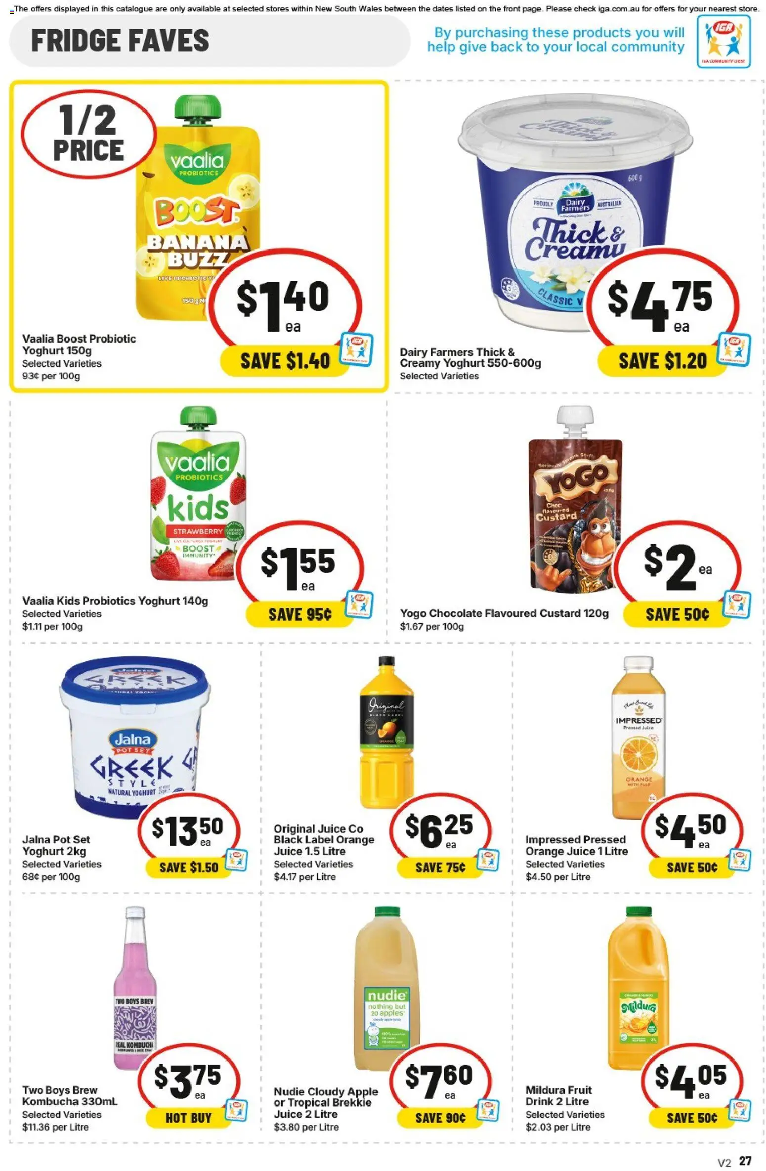 IGA catalogue - valid from 04.02.2026 | Page: 33 | Products: Pot, Dairy, Chocolate, Juice