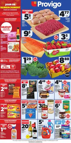 Preview of Provigo weekly flyer / circulaire from shop Provigo valid from 17.07.2025