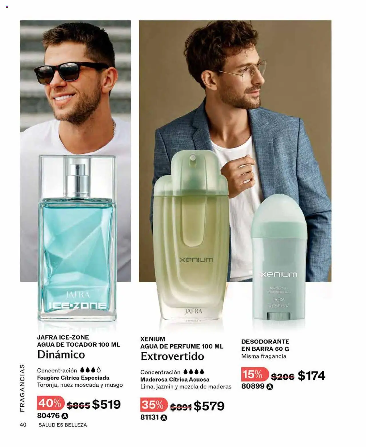 Nuevas ofertas de JAFRA válidas en toda la República Mexicana desde el 01.08.2025. ¡Encuentra las mejores ofertas en JAFRA - Catálogo! | Página: 40 | Productos: Desodorante, Nuez, Perfume, Fragancia
