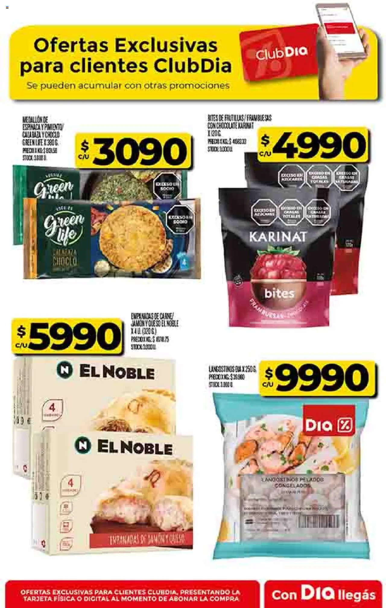 Supermercado DIA Ofertas │ válido desde el 27.08.2025 | Página: 40 | Productos: Choclo, Pimiento, Chocolate, Jamón