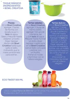 Tupperware - Manual de Bienvenida │ válido desde el 15.09.2025 | Página: 59 | Productos: Bowl, Taza, Manteca, Té