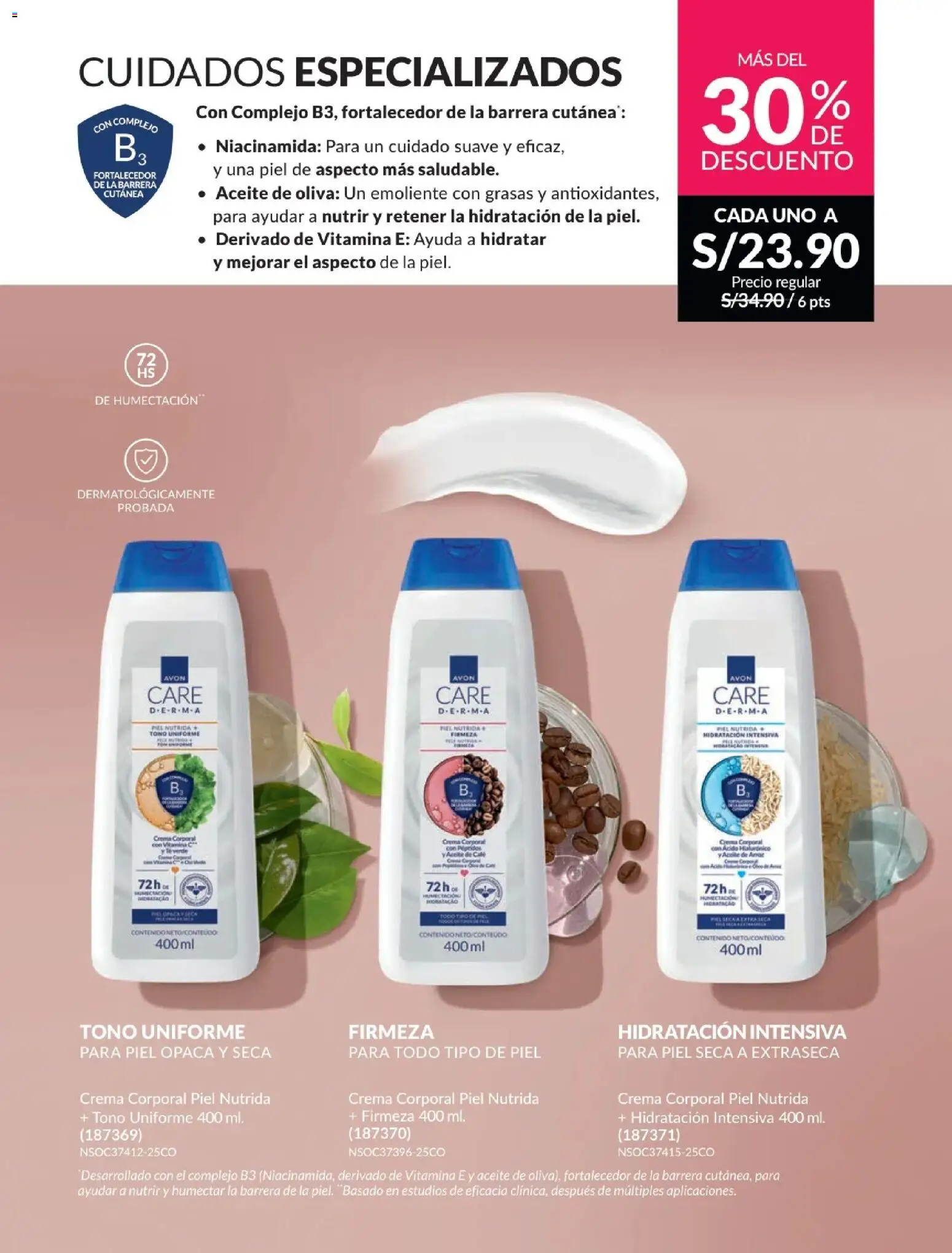 Catálogo Avon válido desde 01.01.2026 | Página: 131 | Productos: Aceite, Crema, Aceite de oliva
