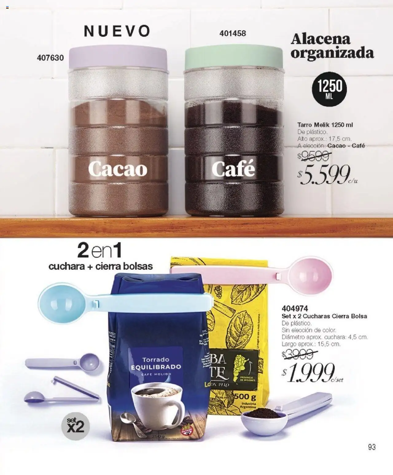 Violetta catálogo │ válido desde el 07.08.2025 | Página: 93 | Productos: Bolsa, Cuchara, Café, Cacao