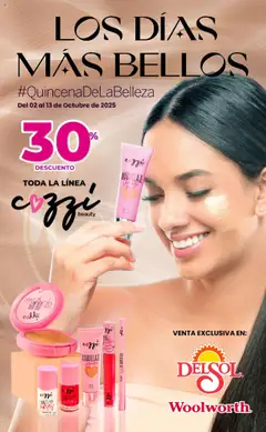 Vista previa de Del Sol y Woolworth - Catálogo Quincena de la Belleza Octubre, nuevo folleto de la tienda, válido en México a partir del 02.10.2025