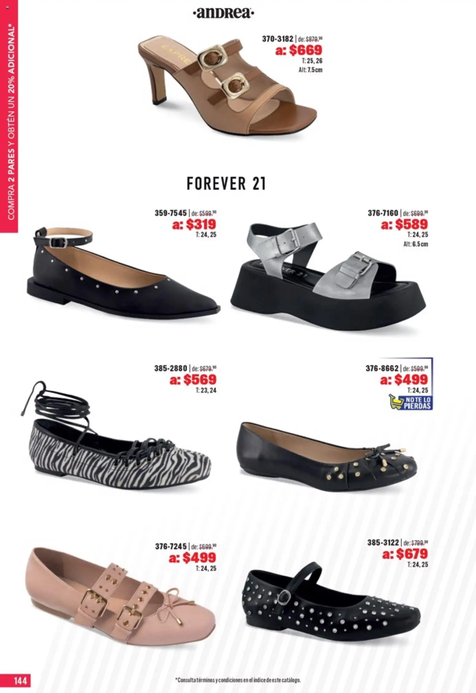 Nuevas ofertas de Andrea válidas en toda la República Mexicana desde el 05.04.2026. ¡Encuentra las mejores ofertas en Andrea catálogo Outlet! | Página: 144