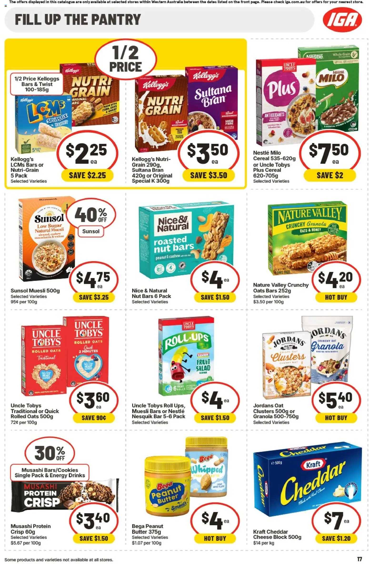 IGA catalogue - valid from 15.04.2026 | Page: 17 | Products: Beer, Coca Cola, Pepsi, Lime