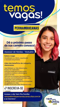Pernambucanas - Ofertas atuais - Pré-Visualização do folheto da loja Pernambucanas, válido de 05.03.2026