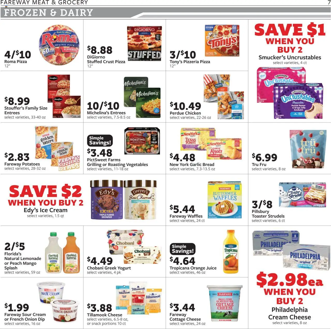 Fareway Weekly Ad - valid from 13.10.2025 | Page: 7 | Products: Cream, Potatoes, Peach, Onion