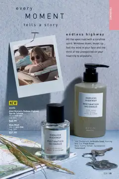 Preview of Avon Moments Endless Highway Eau de Toilette, 50 ml 623-462 from shop Avon valid from 09.10.2025 | Page: 35