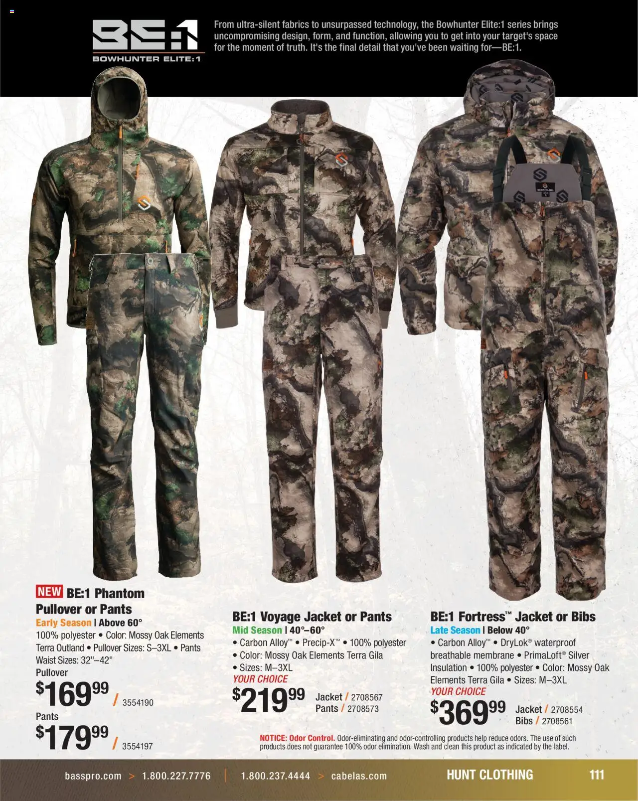 Cabela's Hunting Master 25 - valid from 11.08.2025 | Page: 111 | Products: Jacket, Pants
