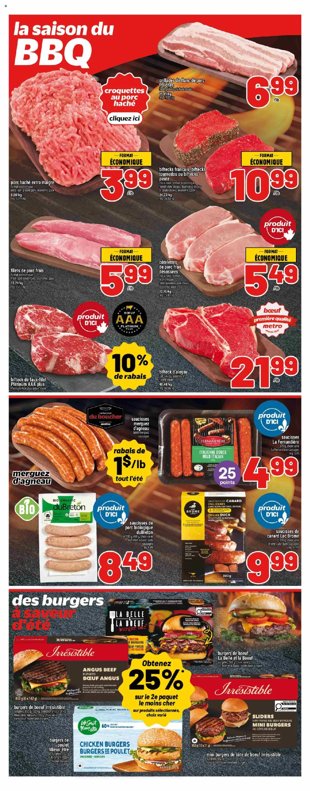 Metro flyer valid from 31.07.2025 | Page: 10 | Products: Beef, Chicken, Pork