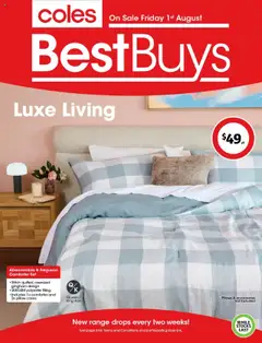 Preview of Coles BestBuys - Luxe Living - valid from 01.08.2025