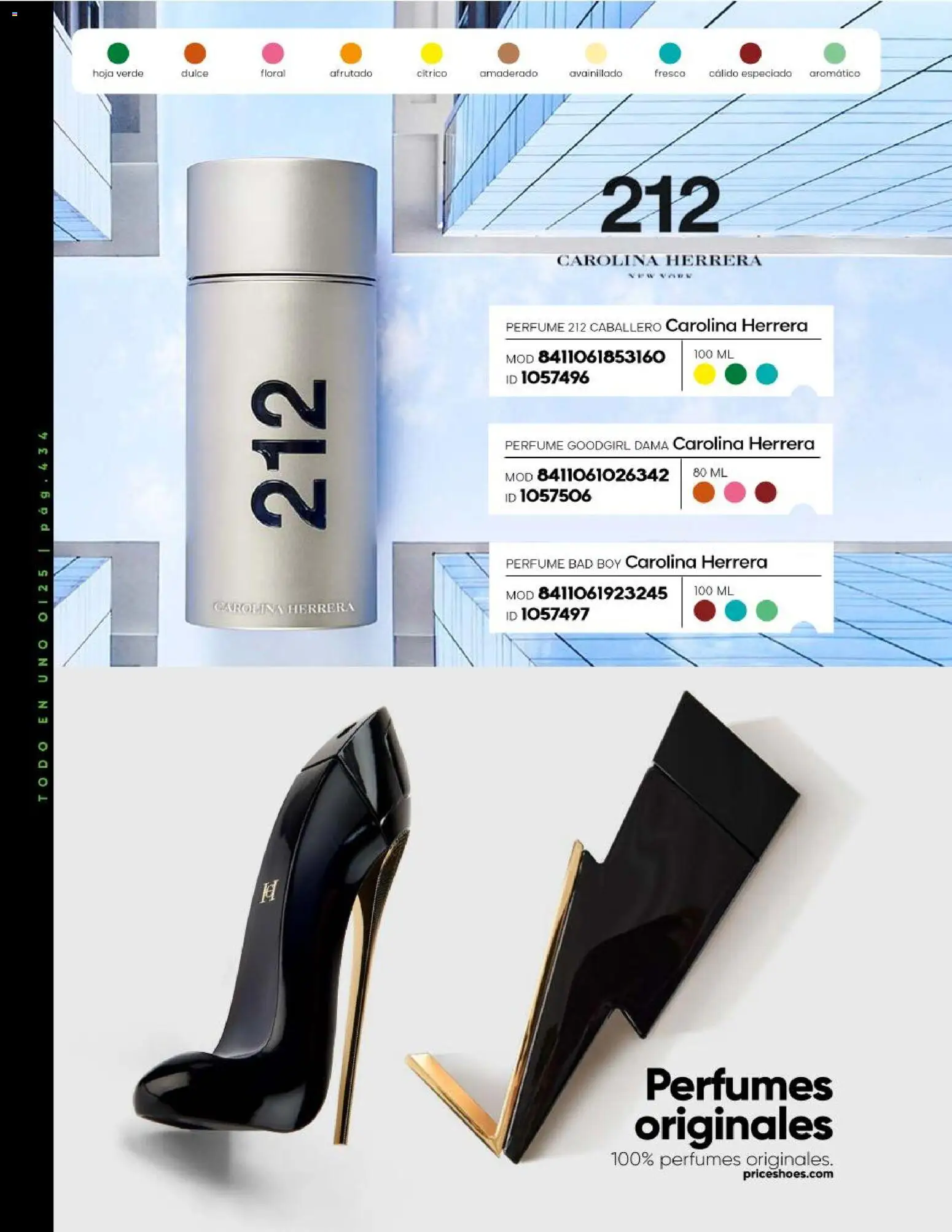 Nuevas ofertas de Price Shoes válidas en toda la República Mexicana desde el 27.10.2025. ¡Encuentra las mejores ofertas en Price Shoes catálogo Todo en uno! | Página: 434 | Productos: Perfume