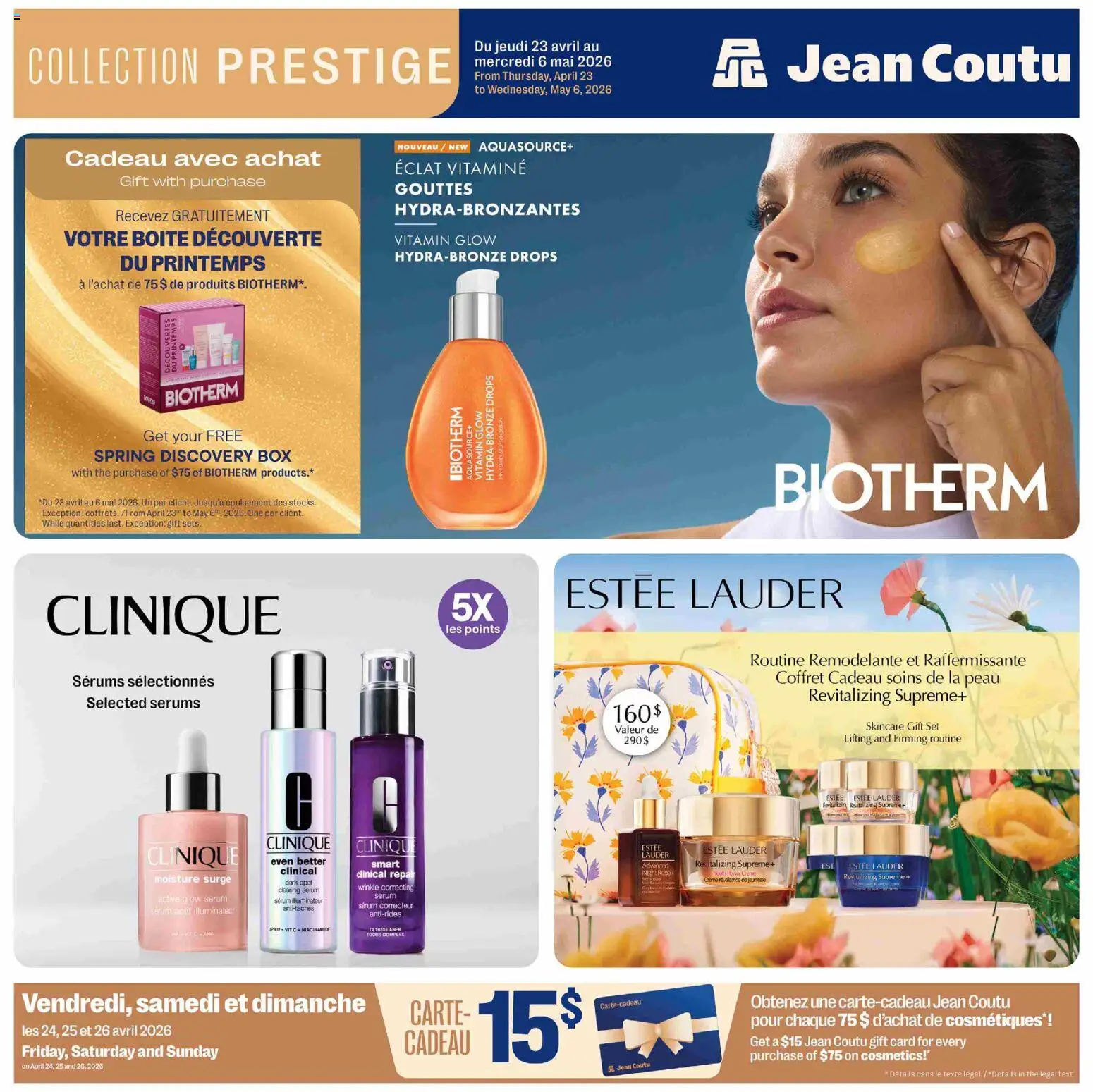 Jean Coutu flyer valid from 23.04.2026 | Page: 1 | Products: Box