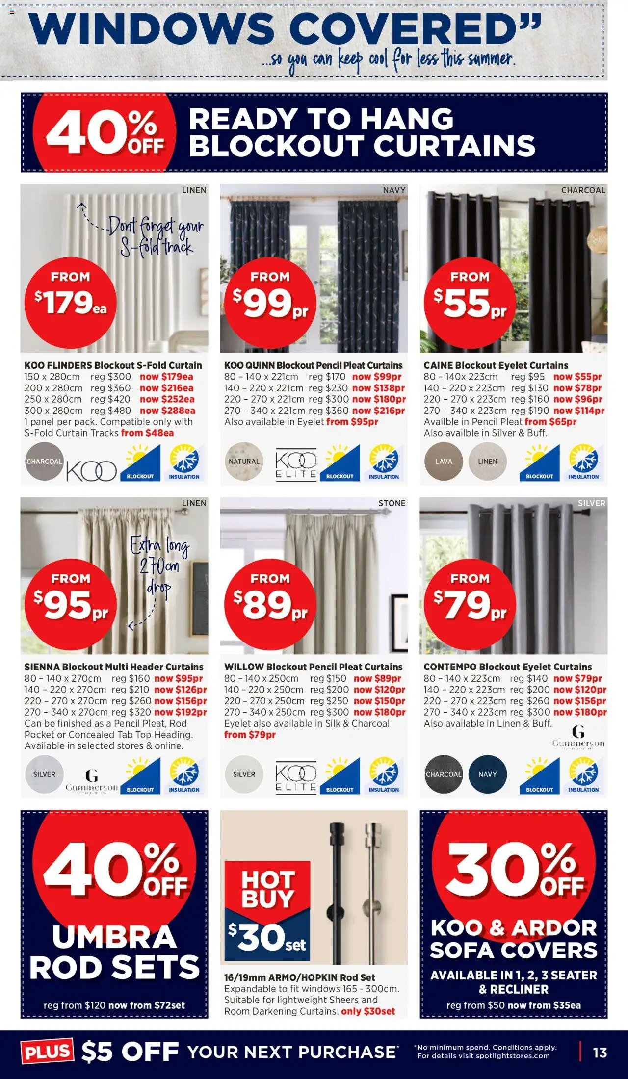 Spotlight catalogue - valid from 24.09.2025 | Page: 13 | Products: Sofa, Curtain, Linen, Recliner