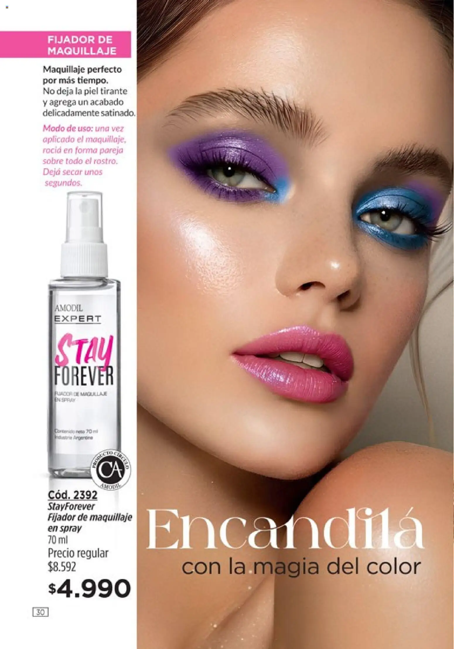 Catálogo Amodil Campaña 3 │ válido desde el 01.03.2026 | Página: 30 | Productos: Sobre, Maquillaje, Fijador