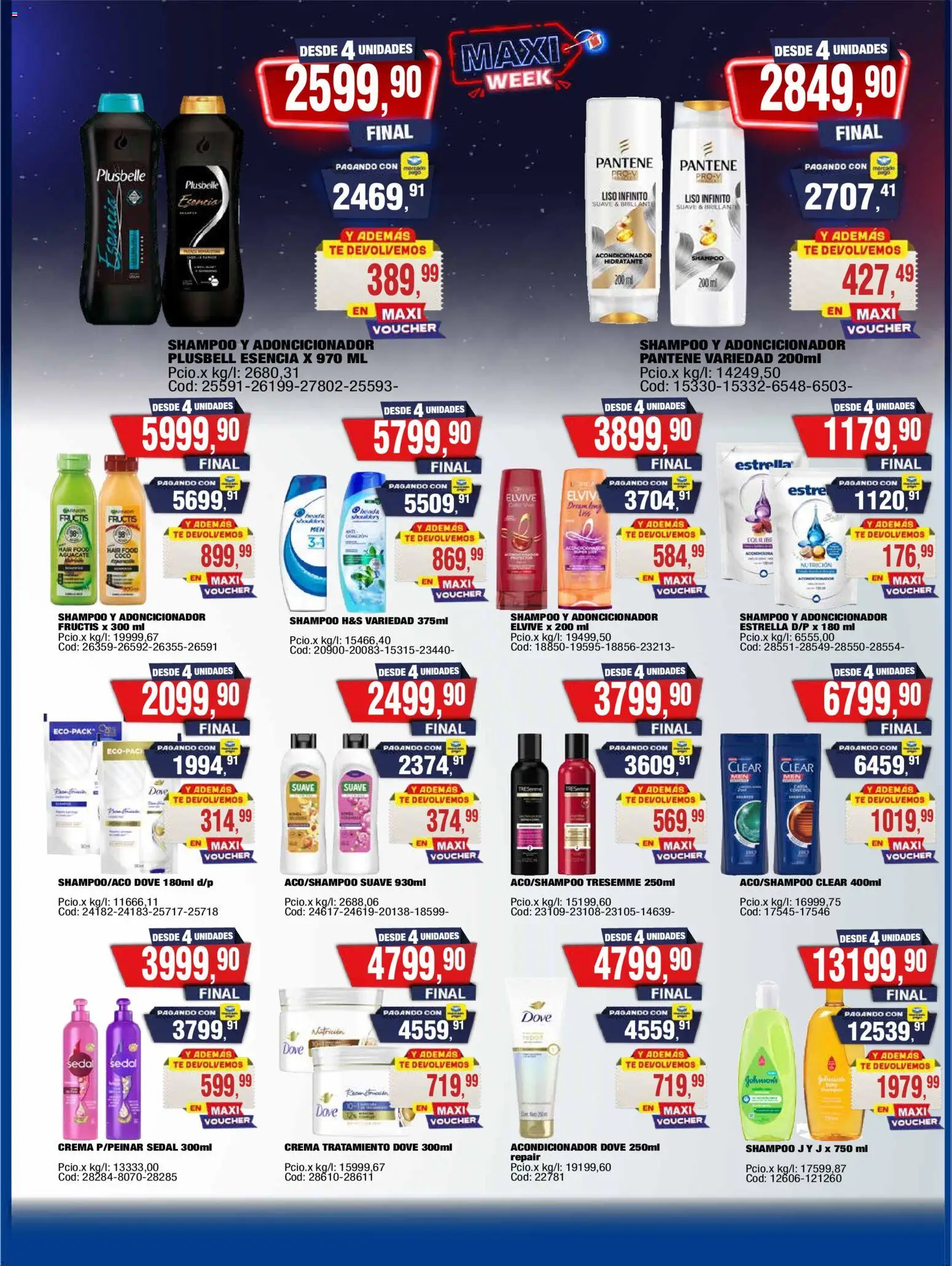 Maxiconsumo ofertas │ válido desde el 10.11.2025 | Página: 36 | Productos: Shampoo, Acondicionador, Té, Crema